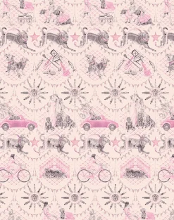 Black Labrador, Pink