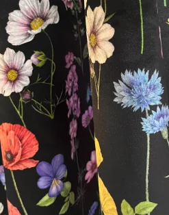 Botanica Black - Medium Pile Velvet