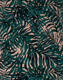 Botanical Palm, Coral