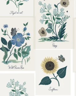 Botanical Prints Indigo RP7335