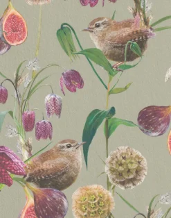 Botanical Wren, Green Mist