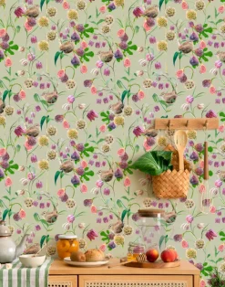 Botanical Wren, Green Mist