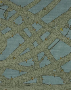 Brambleweb Linen Union Fabric, Dusk