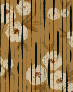 Broken Poppies Ocher PL5004-3