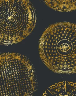 Brooklyn Manhole, Gold on Eclipse