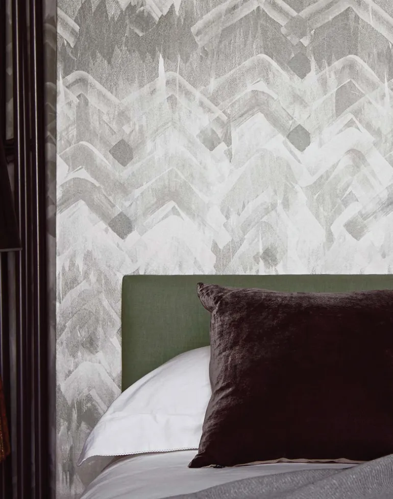 Brushed Herringbone, Blue