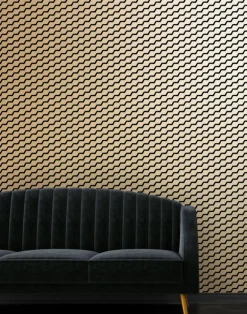 Buzz, Black Flock/Gold Lustre