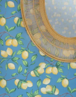 Capri Lemons, Azure Blue