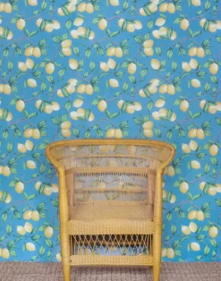 Capri Lemons, Azure Blue