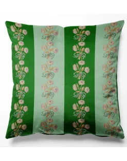 Chateau Stripe, Green & Mint Fabric