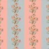Chateau Stripe, Peach and Cloud