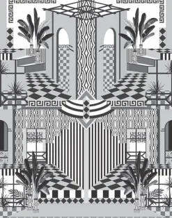 Chatelaine Mural, Black