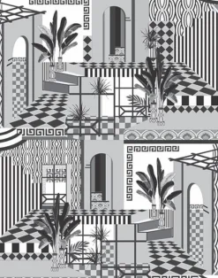 Chatelaine Mural, Black