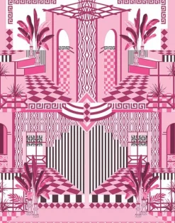 Chatelaine Mural, Rose