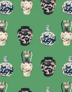 Chinese Vase, Spring Green