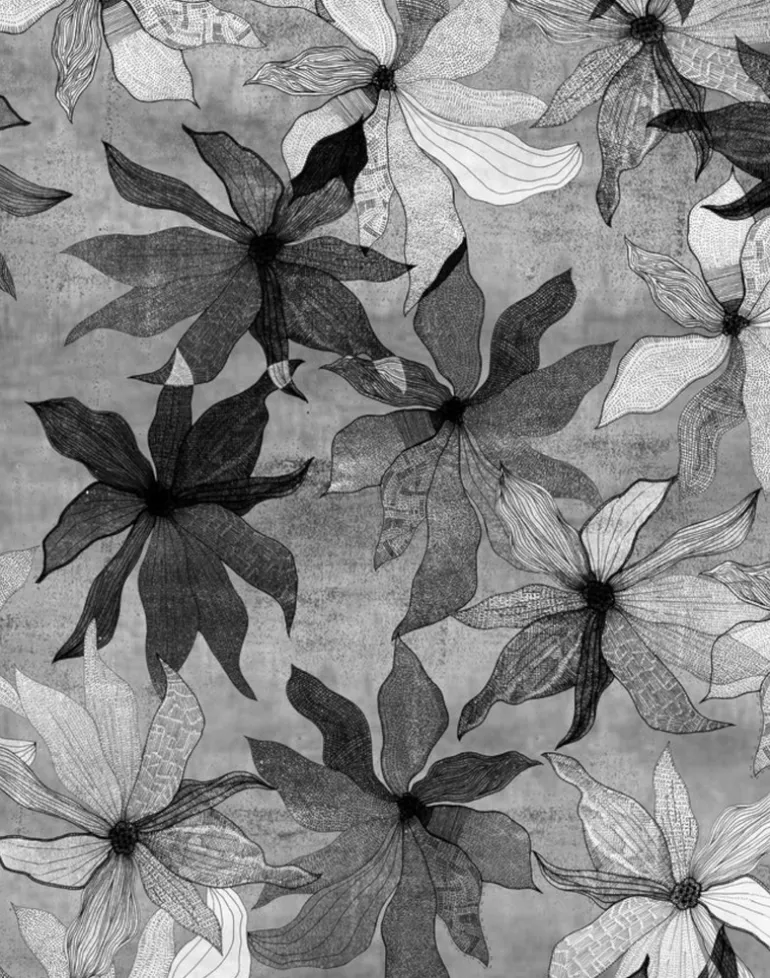 Clematis, Black and White