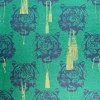 Coco Tiger Green Fabric