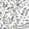 Confetti Leaves Fabric, Indigo Grey