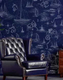 Cowes Mural, Quink Blue