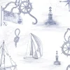 Cowes Mural, Signature Blue