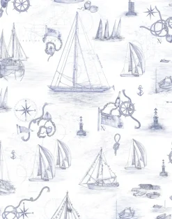 Cowes Mural, Signature Blue