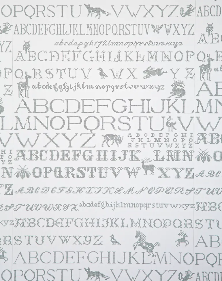 Cross Stitch, Black on White