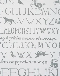 Cross Stitch, Black on White