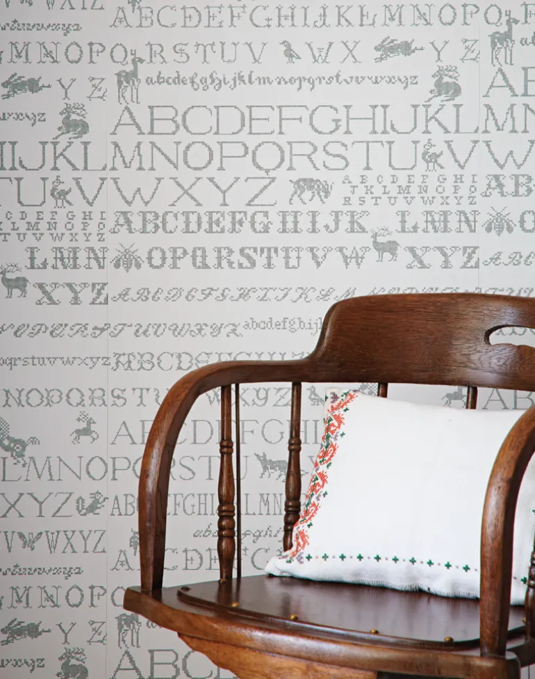 Cross Stitch, Black on White