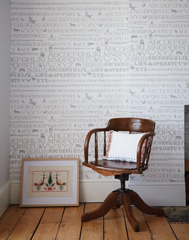 Cross Stitch, Black on White