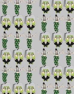 Deco Fez Hats, Green