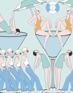 Deco Swimmers, Eau De Nil