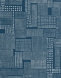 Dots, Petrol Blue