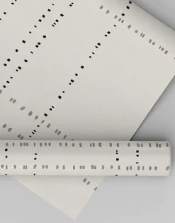 Dotted Plaid, Grey Premium Matte