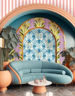 Earn Your Stripes, Peach and White