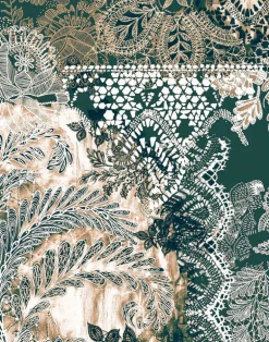 Emile, Emerald Green on Metallic