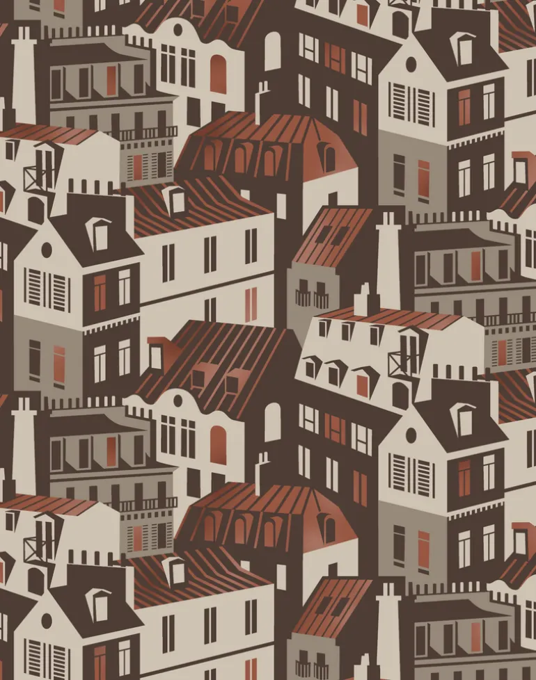 Emma's Apartment, Weathered Cedar & Copper