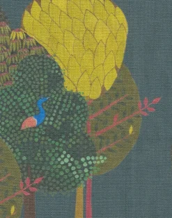 Enchanted Fabric, Midnight Blue Large