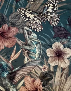 Exotica Petrol - Medium Pile Velvet