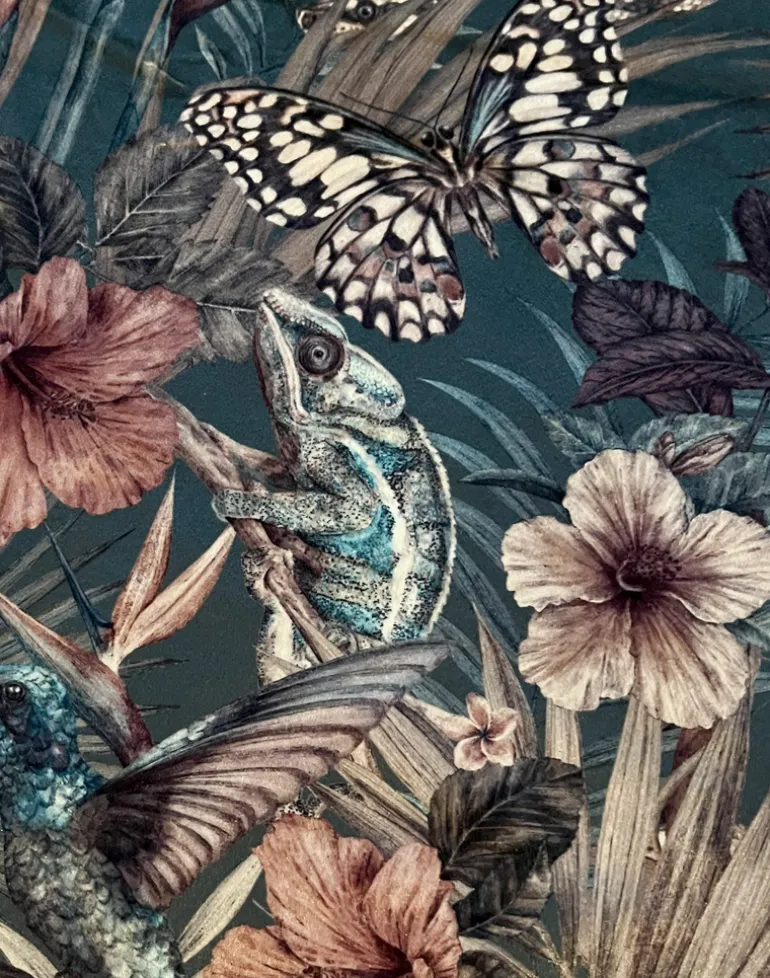 Exotica Petrol - Medium Pile Velvet