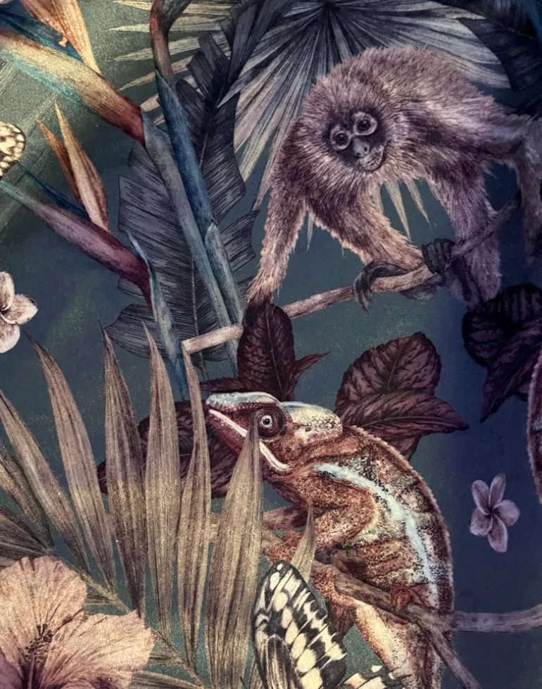 Exotica Petrol - Medium Pile Velvet