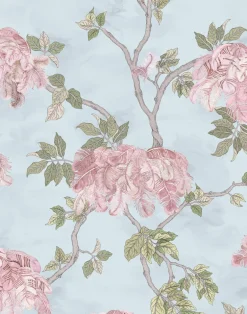 FEATHER PALM SKY BLUE