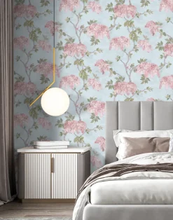 FEATHER PALM SKY BLUE