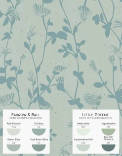 Feather Plant, Aquamarine