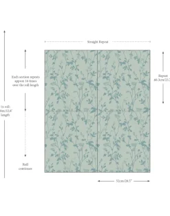 Feather Plant, Aquamarine