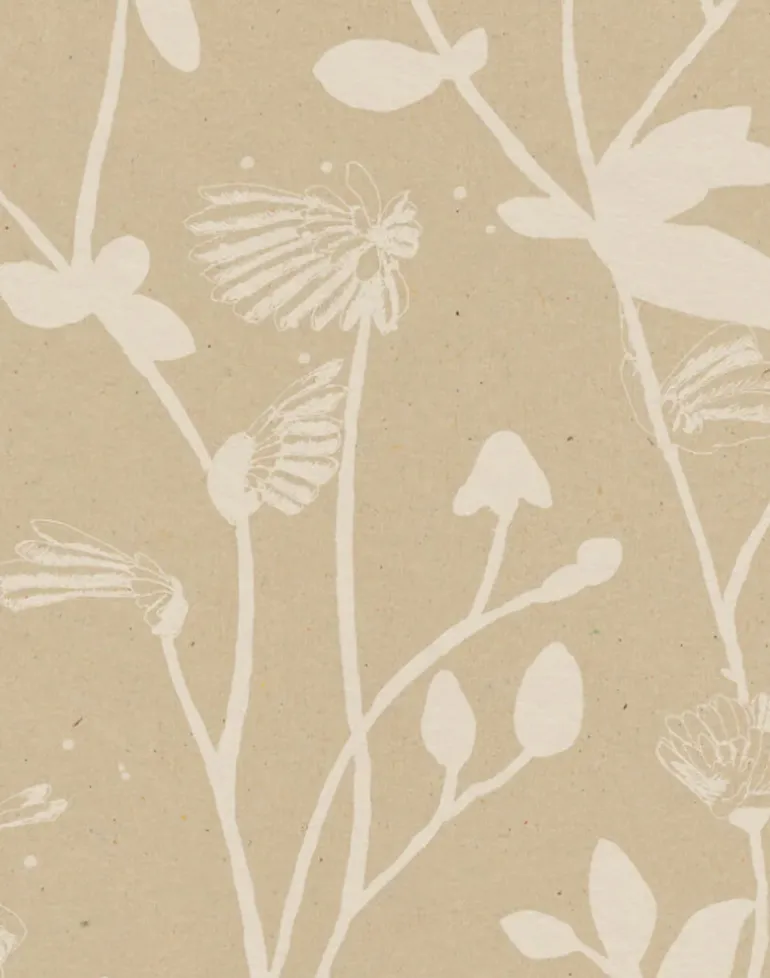 Feather Plant, Beige