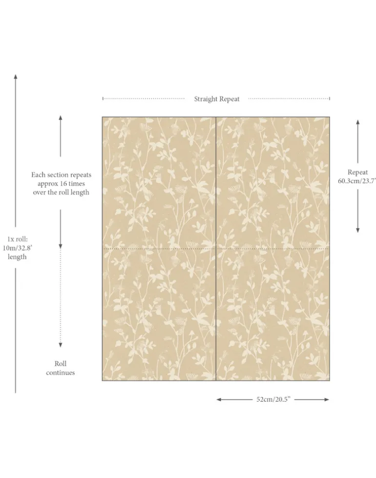 Feather Plant, Beige