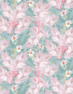 Feathered Folly - Dreamy, Pink & Teal