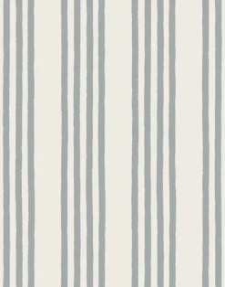 Fields Linen Fabric, Dusty Blue