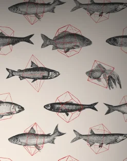 Fishes in Geometrics, Sand and Red