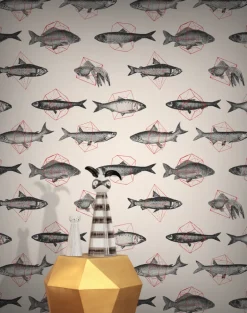 Fishes in Geometrics, Sand and Red